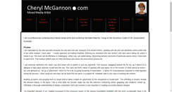 Desktop Screenshot of cherylmcgannon.com